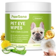 Dog Eye Wipes Biodegradable 300 Count, Cat Dog Eye Cleaner, Pet Tear Stain Remover Wipes, Dog Eye Cleaning Wipes, Eye Cleaner Pads, Unscented Gentle Pet Tear Wipe